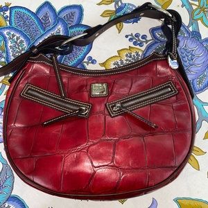 Red Funky Dooney & Bourke handbag